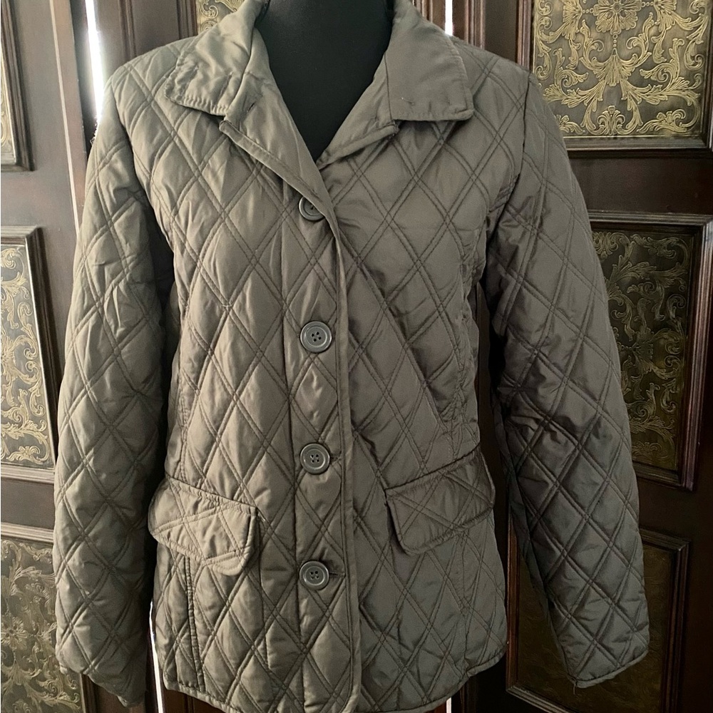 Quilted Button Jacket Marcelle Renee
